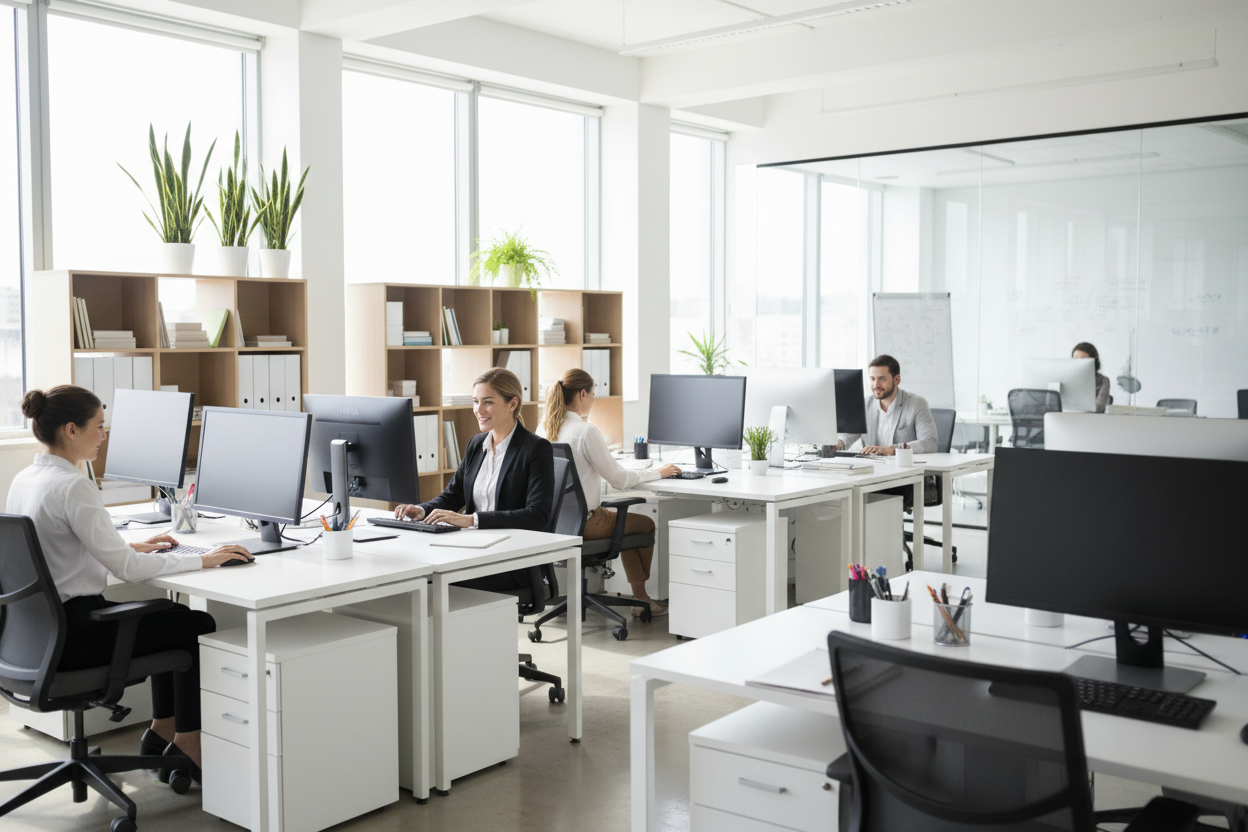 Как професионалното почистване повишава продуктивността на работното място